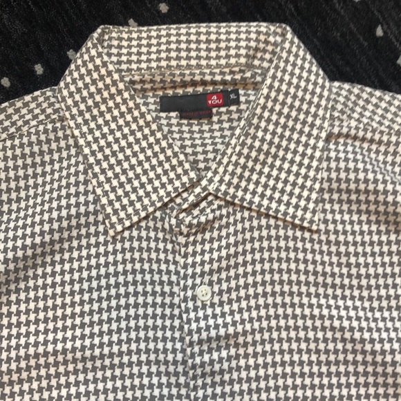 Men’s houndstooth button down XL - Picture 2 of 3